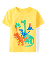 Baby And Toddler Boys Dino Graphic Tee