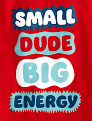 Baby And Toddler Boys Big Energy Graphic Tee
