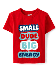Baby And Toddler Boys Big Energy Graphic Tee