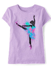 Girls Ballerina Graphic Tee