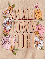 Baby And Toddler Girls Small Town Girl Graphic Tee