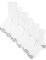 Boys Cushioned Crew Socks 6-Pack