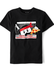 Boys Pizza Ninja Graphic Tee