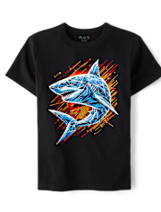 Boys Shark Graphic Tee