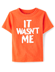 Baby And Toddler Boys It Wasn't Me Graphic Tee