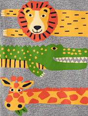 Baby And Toddler Boys Animal Graphic Tee