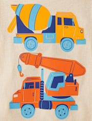 Baby And Toddler Boys Construction Graphic Tee