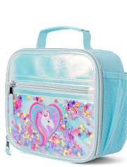 Girls Crackle Shakey Unicorn Lunchbox
