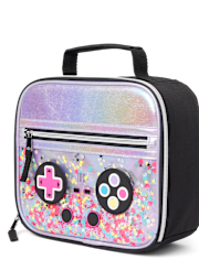 Girls Iridescent Shakey Video Game Lunchbox