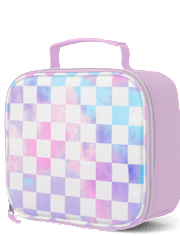Girls Checkered Lunchbox