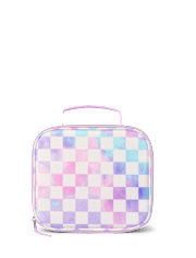 Girls Checkered Lunchbox