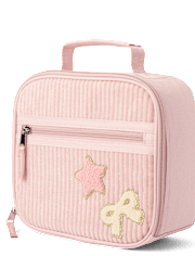Girls Bow Corduroy Lunchbox