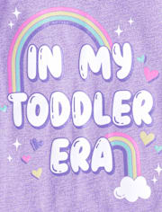Baby And Toddler Girls Toddler Era Graphic Tee