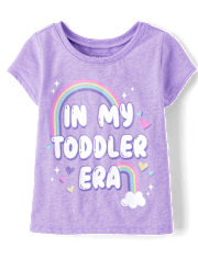 Baby And Toddler Girls Toddler Era Graphic Tee