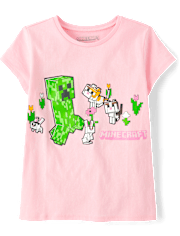 Girls Minecraft Graphic Tee