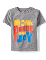 Baby And Toddler Boys Mom's Pride And Joy Graphic Tee