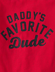 Baby And Toddler Boys Daddy's Favorite Dude Graphic Tee