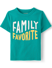 Baby And Toddler Boys Family Favorite Graphic Tee