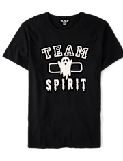 Adult Matching Family Glow Team Spirit Graphic Tee