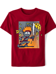 Boys Pizza Ninja Graphic Tee