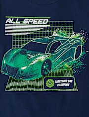 Boys All Speed Car Graphic Tee