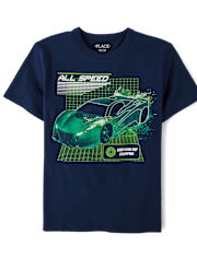 Boys All Speed Car Graphic Tee
