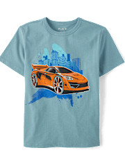 Boys City Car Graphic Tee