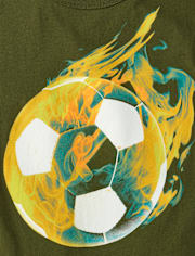 Boys Soccer Ball Graphic Tee