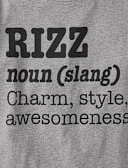 Boys Rizz Definition Graphic Tee