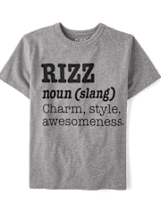 Boys Rizz Definition Graphic Tee