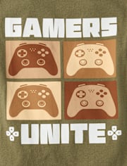 Boys Gamers Unite Graphic Tee