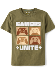 Boys Gamers Unite Graphic Tee