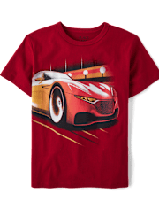 Boys Racecar Graphic Tee