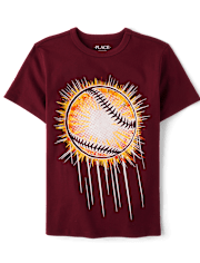 Boys Baseball Graphic Tee