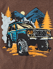 Boys Truck Forest Graphic Tee