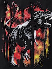 Boys Dino Forest Graphic Tee