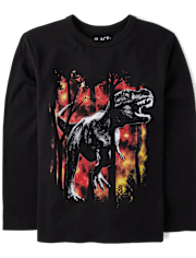 Boys Dino Forest Graphic Tee
