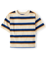 Kids Striped Boxy Top