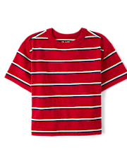 Kids Striped Boxy Top