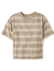 Kids Striped Boxy Top