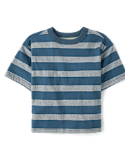 Kids Striped Boxy Top