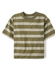 Kids Striped Boxy Top