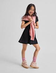 Robe de tennis évasée à séchage rapide pour fille