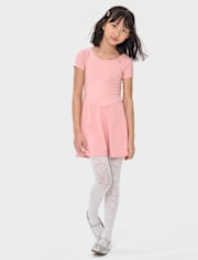 Girls Quick Dry Fit And Flare Tennis Dress