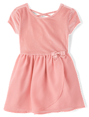 Baby And Toddler Girls Wrap Tutu Dress