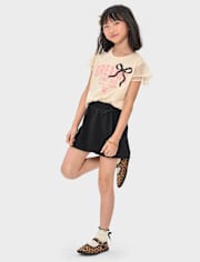 Girls Quick Dry Wrap Skort