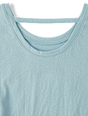 Girls Graphic Flutter Top