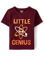 Baby And Toddler Boys Little Genius Graphic Tee