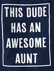 Baby And Toddler Boys Awesome Aunt Graphic Tee