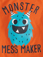 Baby And Toddler Boys Monster Mess Maker Graphic Tee